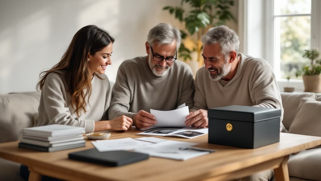 Family memories organized in a searchable archive